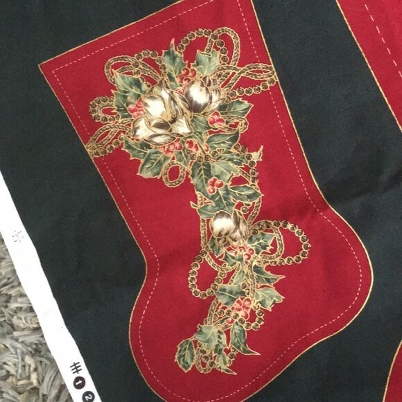 Magnolia Stocking  Fabric Craft Panel - Picture 4 of 8
